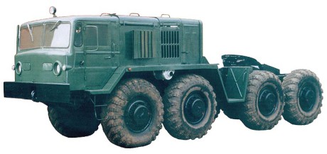 Fig.2 - MAZ-537 pulling vehicle.