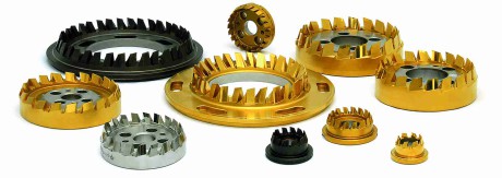Solid cutters for bevel gears.