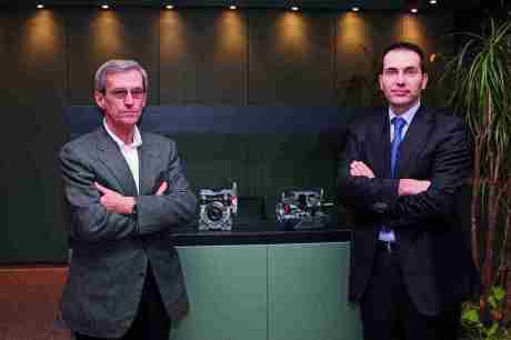 From the left: Francesco Berselli, President of Varvel SpA; Mauro Cominoli, General Manager of the Italian company.